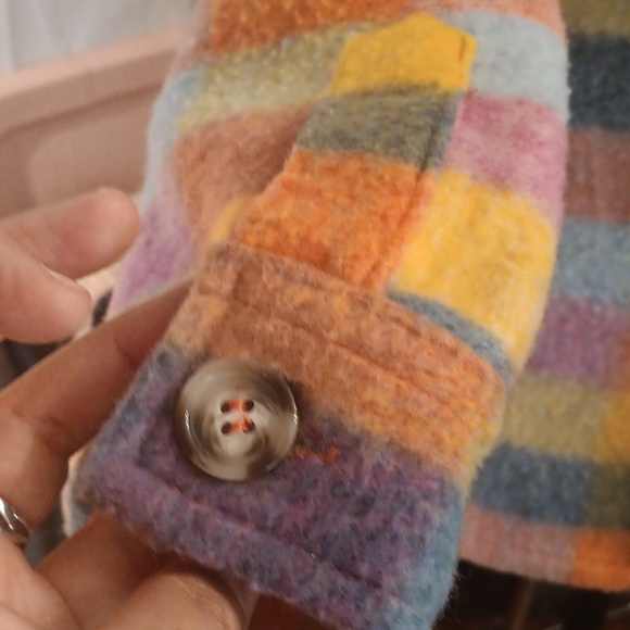 BKE Multicolor Plaid Girls Jacket - Picture 3 of 8